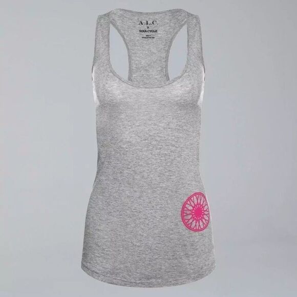 A.L.C. X Soulcycle Warrior Gray Racerback Tank S - Picture 3 of 13